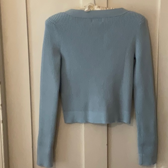 LPA RIBBED CROPPED CARDIGAN - Picture 11 of 13